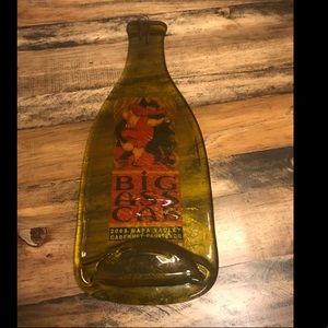 Gorgeous Flattened Decretive Wine Bottle